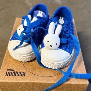 Mini Melissa Blue MIFFY Sneakers